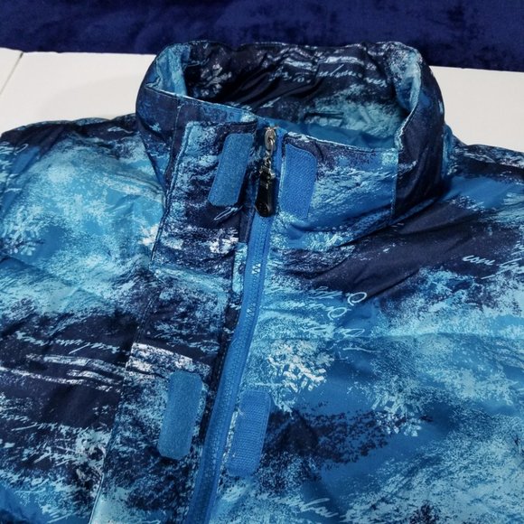 White Mountain Blue All-Over-Print Outdoor Vest - Picture 6 of 11